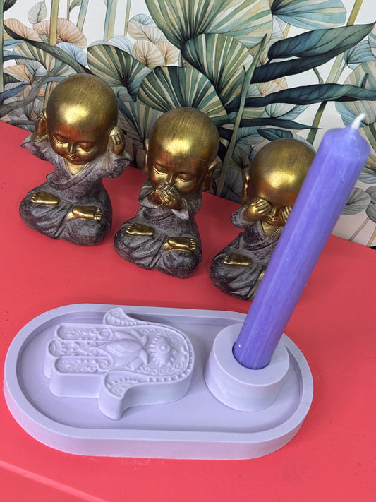 Fatima-Hand mit Kerze