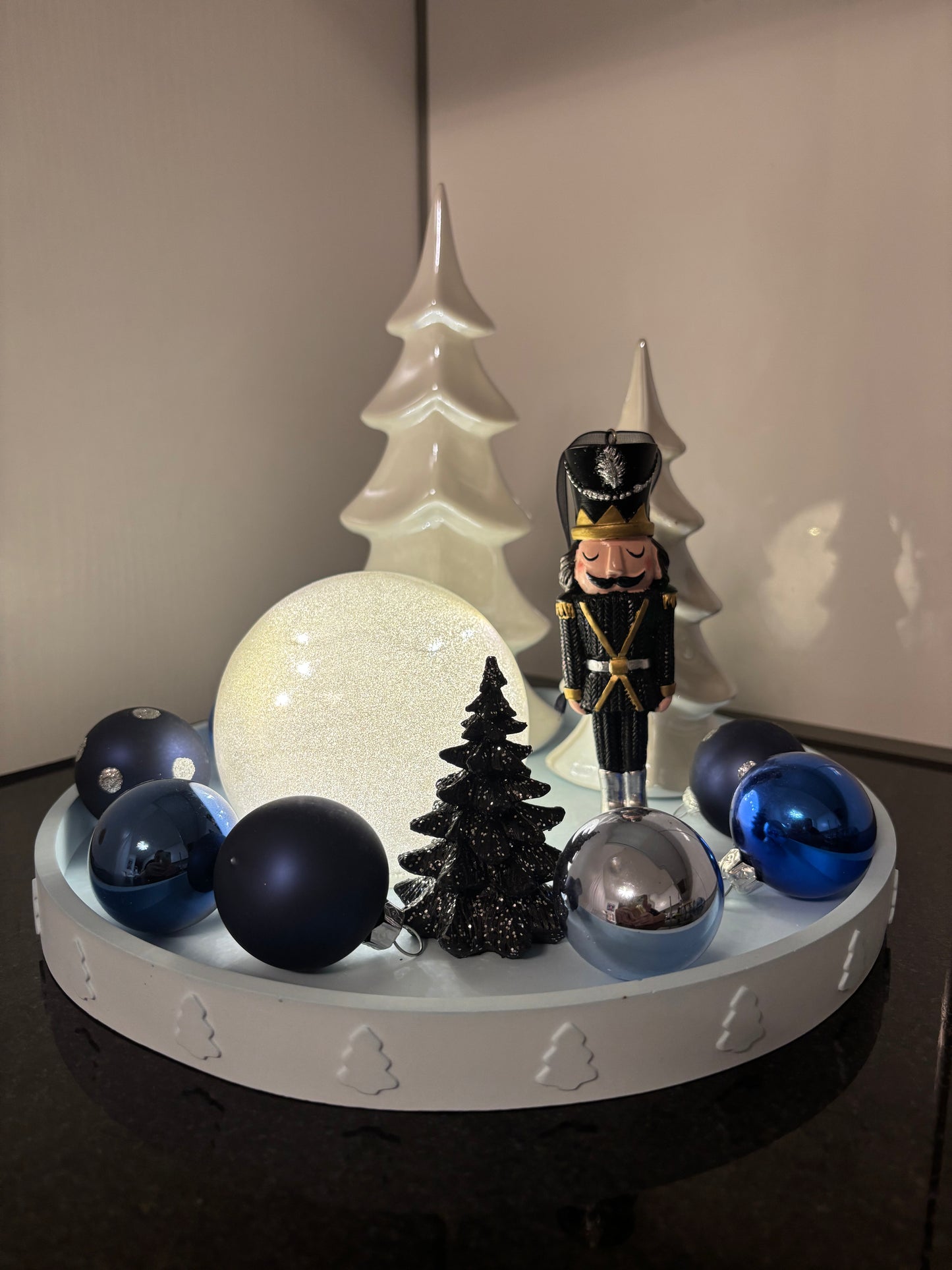 Dekoplatte weihnachtlich