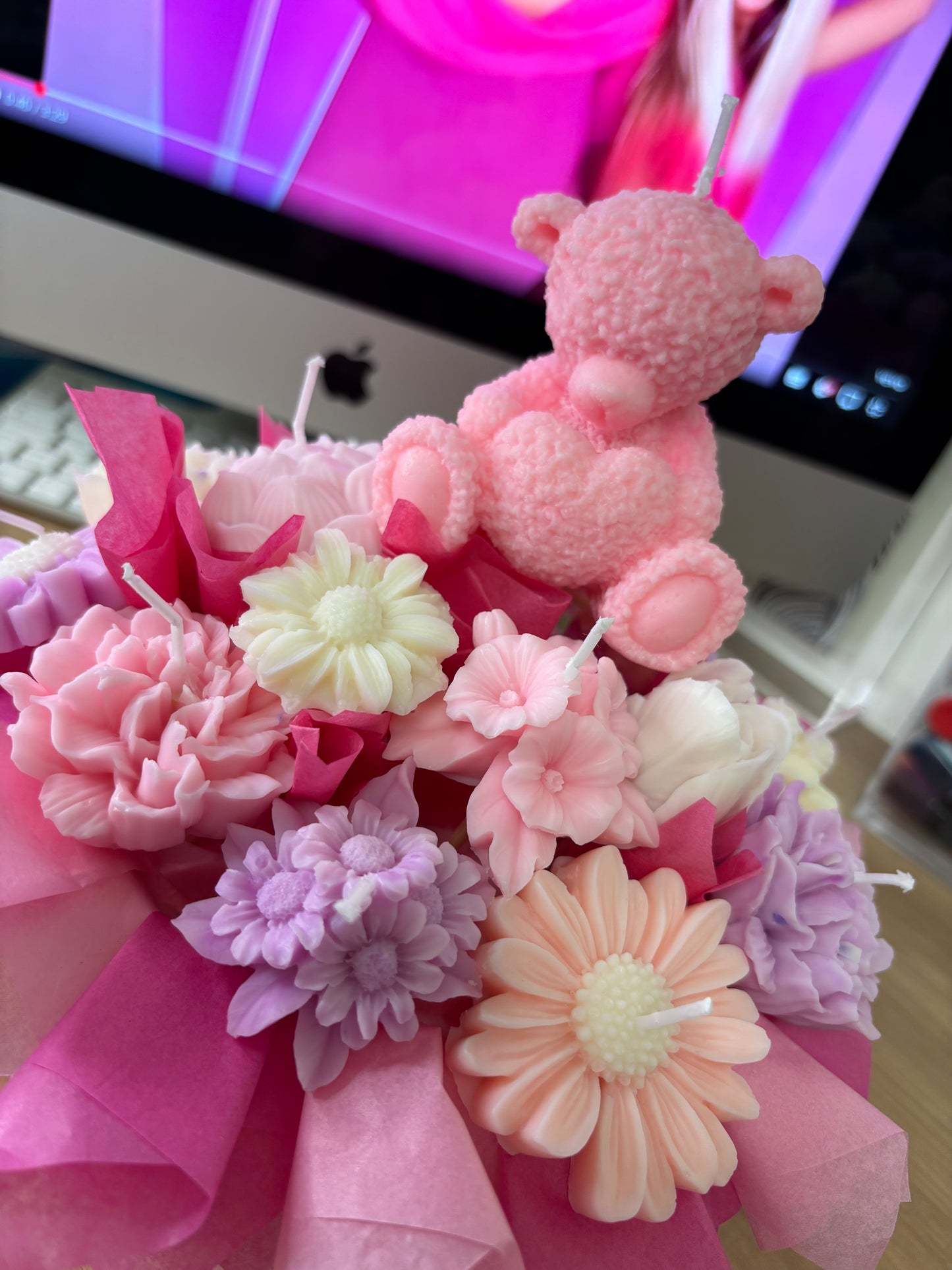 Blumenstrauss Bär Herz