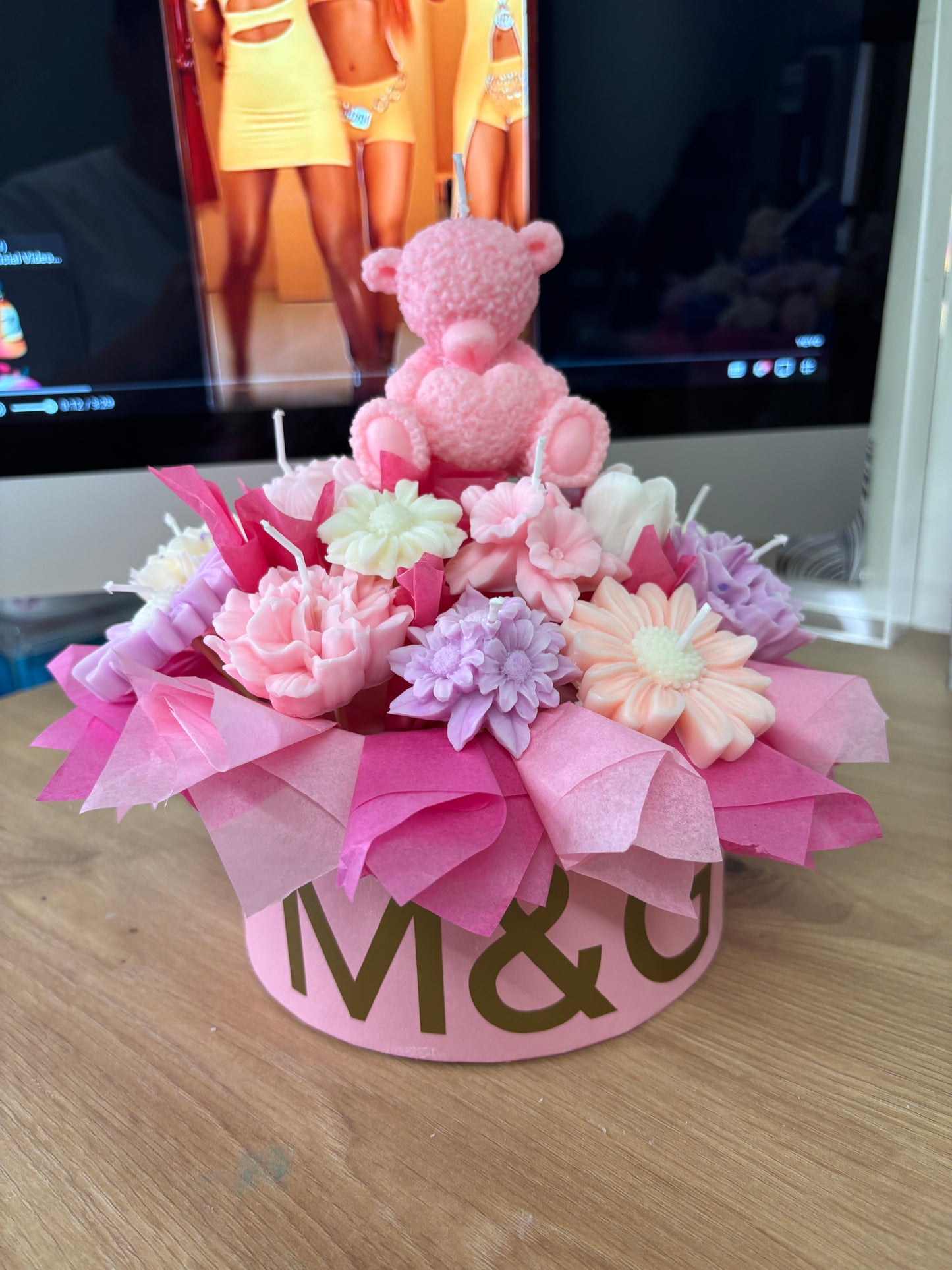 Blumenstrauss Bär Herz