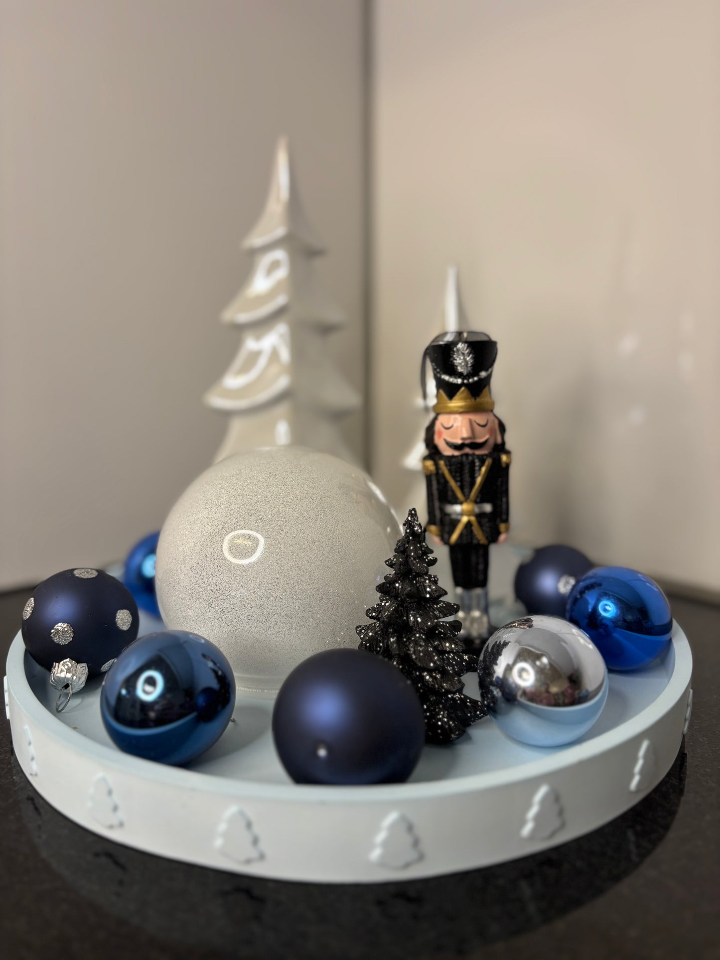 Dekoplatte weihnachtlich