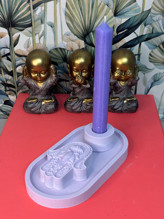 Fatima-Hand mit Kerze