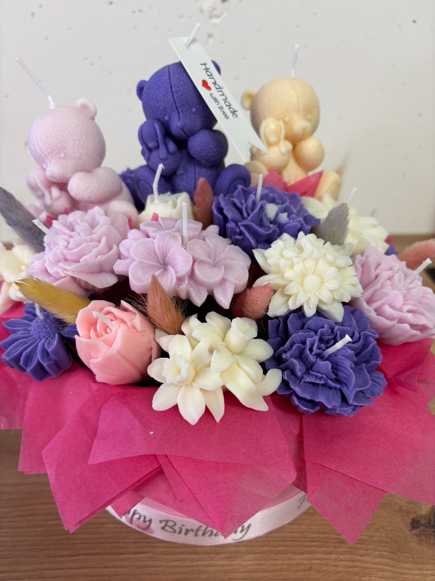 Blumenstrauss aus Kerzen