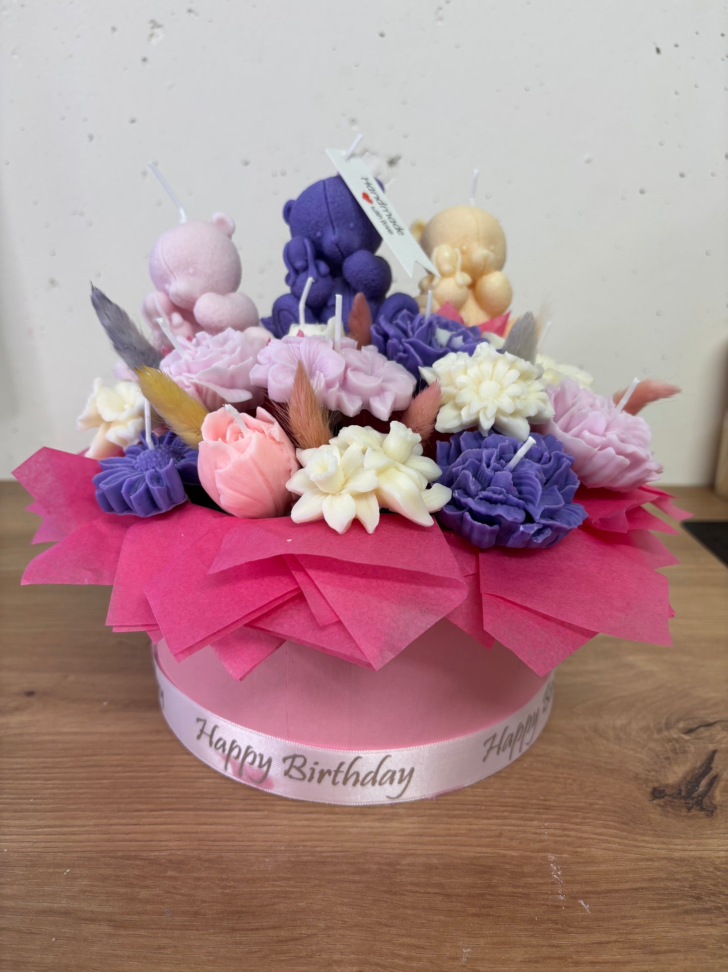 Blumenstrauss aus Kerzen