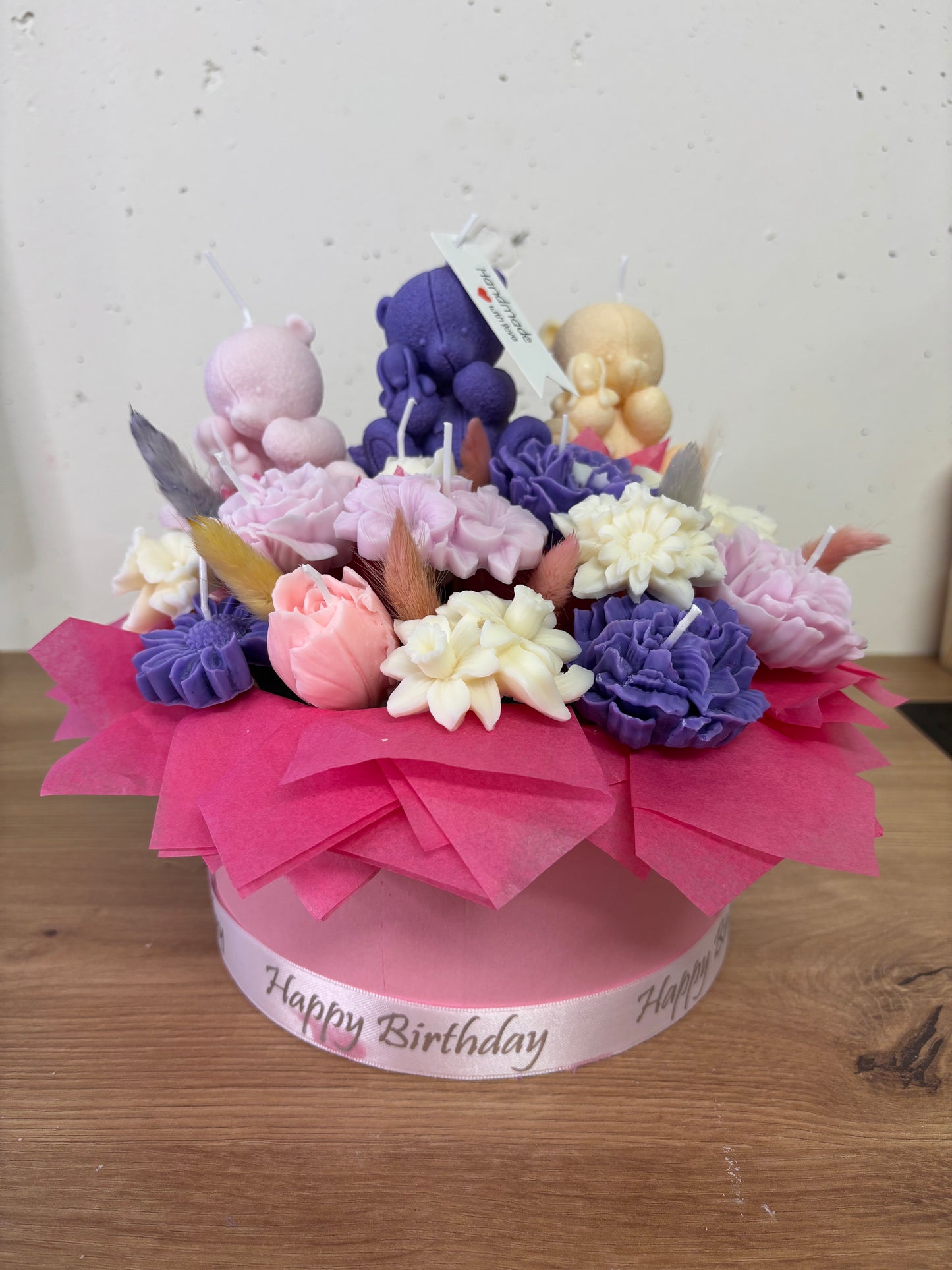 Blumenstrauss aus Kerzen