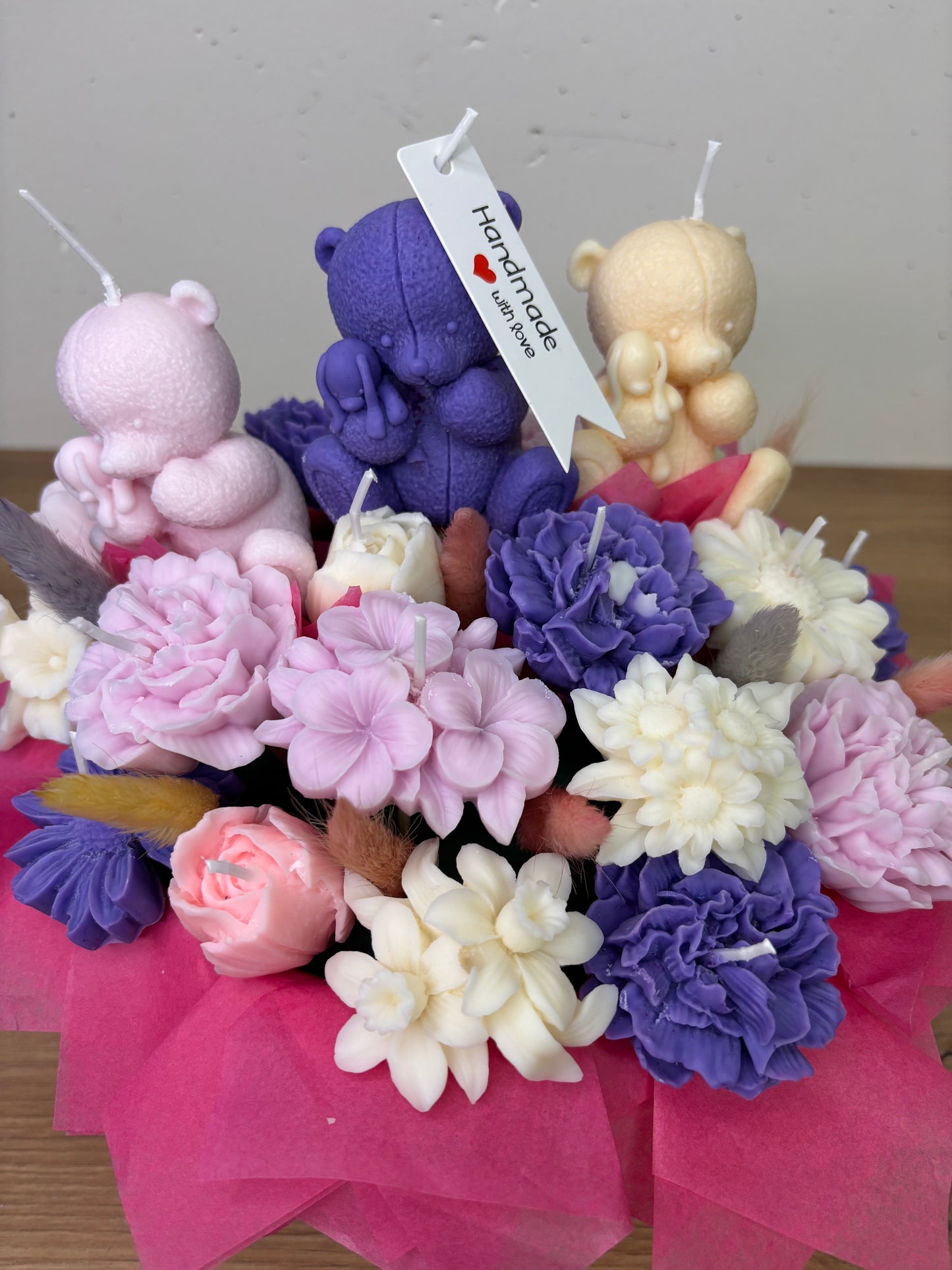 Blumenstrauss aus Kerzen