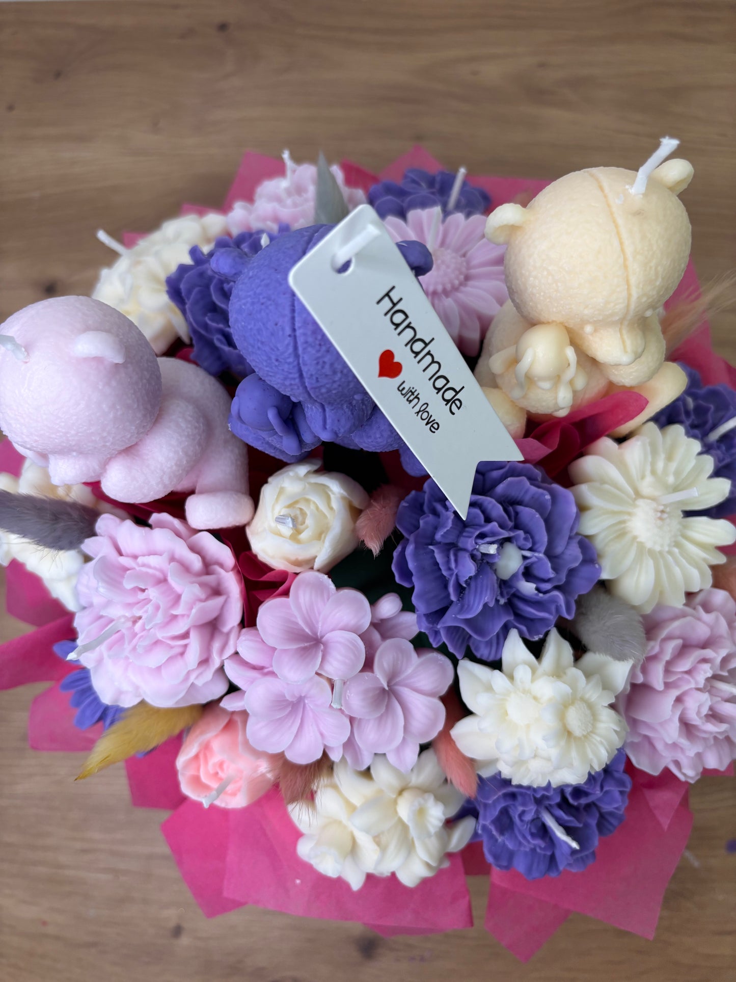 Blumenstrauss aus Kerzen