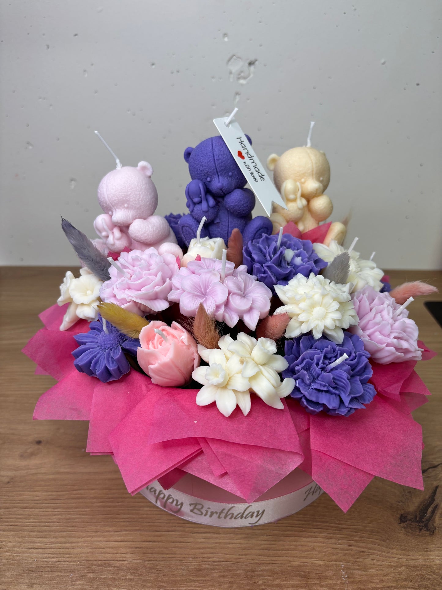 Blumenstrauss aus Kerzen