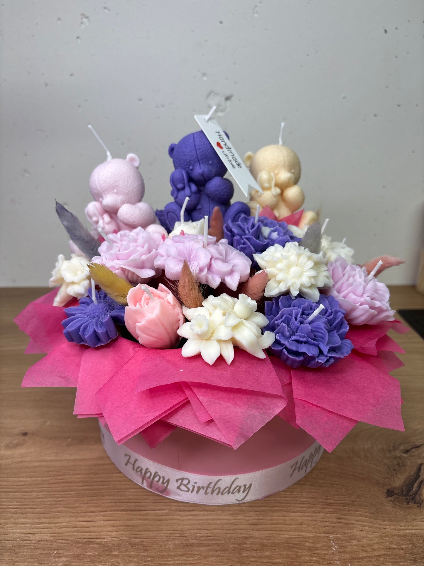 Blumenstrauss aus Kerzen